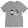 SKULL ON TWO FACE V-Neck Tee