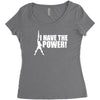 he man 80s retro cartoon cool funky Women's Triblend Scoop T-shirt