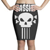 bassist skull Pencil Skirts