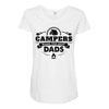 Campers Make the Best Dads Maternity Scoop Neck T-shirt