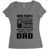 Some People Have To Wait a Lifetime To Meet Their Favorite Softball Women's Triblend Scoop T-shirt