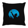 bat signal Throw Pillow