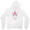birthday unicorn family series birthday girl Unisex Hoodie