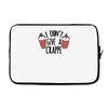 i don't give a crappe Laptop sleeve