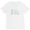 pickles are cucumbers soaked in evil V-Neck Tee