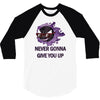 rick gastly 3/4 Sleeve Shirt