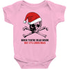 skull christmas Baby Bodysuit