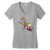 downhill Women's V-Neck T-Shirt