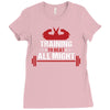 Training to beat All Might Ladies Fitted T-Shirt
