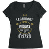 legendary riders are born in 1972 Women's Triblend Scoop T-shirt