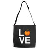 love pumpkin Adjustable Strap Totes