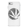 cannabis fingerprinting (black) iPhone 7 Case