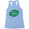 kiss me i am irish Racerback Tank