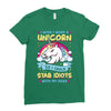 I Wish I Were A Unicorn So I Could Stab Idiots With My Head Ladies Fitted T-Shirt