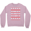 emo gothic ugly christmas sweater. Crewneck Sweatshirt