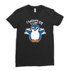 learning to fly Ladies Fitted T-Shirt