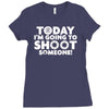 photographer shoot someone Ladies Fitted T-Shirt