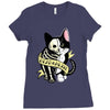 schrodinger cat tattoo Ladies Fitted T-Shirt