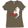 thai box boxe thailandese combattimento sport Ladies Fitted T-Shirt