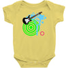 guitar retro music Baby Onesie