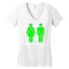 life is simple funny Women's V-Neck T-Shirt