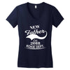 New Father 2018 Rokie Dept. Women's V-Neck T-Shirt