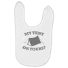 my tent or yours Baby Bibs