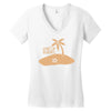what's up beaches (2) Women's V-Neck T-Shirt
