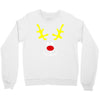 reindeer face novelty christmas Crewneck Sweatshirt