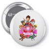 paw patrol birthday girl mom Pin-back button