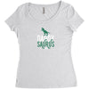 Daddy Saurus Women's Triblend Scoop T-shirt