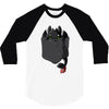 pocket toothless 3/4 Sleeve Shirt