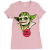 serious why so Ladies Fitted T-Shirt