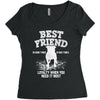 Best Friend Pitbull Women's Triblend Scoop T-shirt