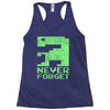 never forget Racerback Tank
