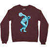 astronaut discus throwing Crewneck Sweatshirt