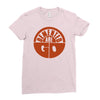demented are go band logo screen printed Ladies Fitted T-Shirt