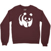 panda bear sticker vinyl decal   cute animal art car window bumper Crewneck Sweatshirt