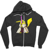 pikachu jedi marron Zipper Hoodie