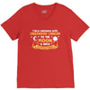 I Love Someone with Childhood Cancer to The Moon and Back to Infinity V-Neck Tee