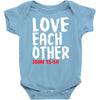 love each other Baby Bodysuit