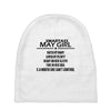 Smartass May Girl Baby Beanies