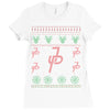 jake paul ugly christmas Ladies Fitted T-Shirt