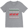 cow christmas V-Neck Tee