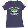 lettuce, the taste of sadness Ladies Fitted T-Shirt