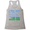 i am your favorite child Racerback Tank