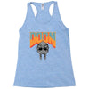 Doom With Mask Racerback Tank