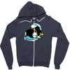 drooly snake slug thing Zipper Hoodie