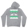 reindeer christmas ugly sweater Unisex Hoodie