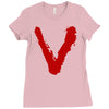 the new series visitors Ladies Fitted T-Shirt